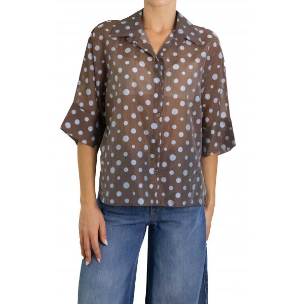 Camicia con pois